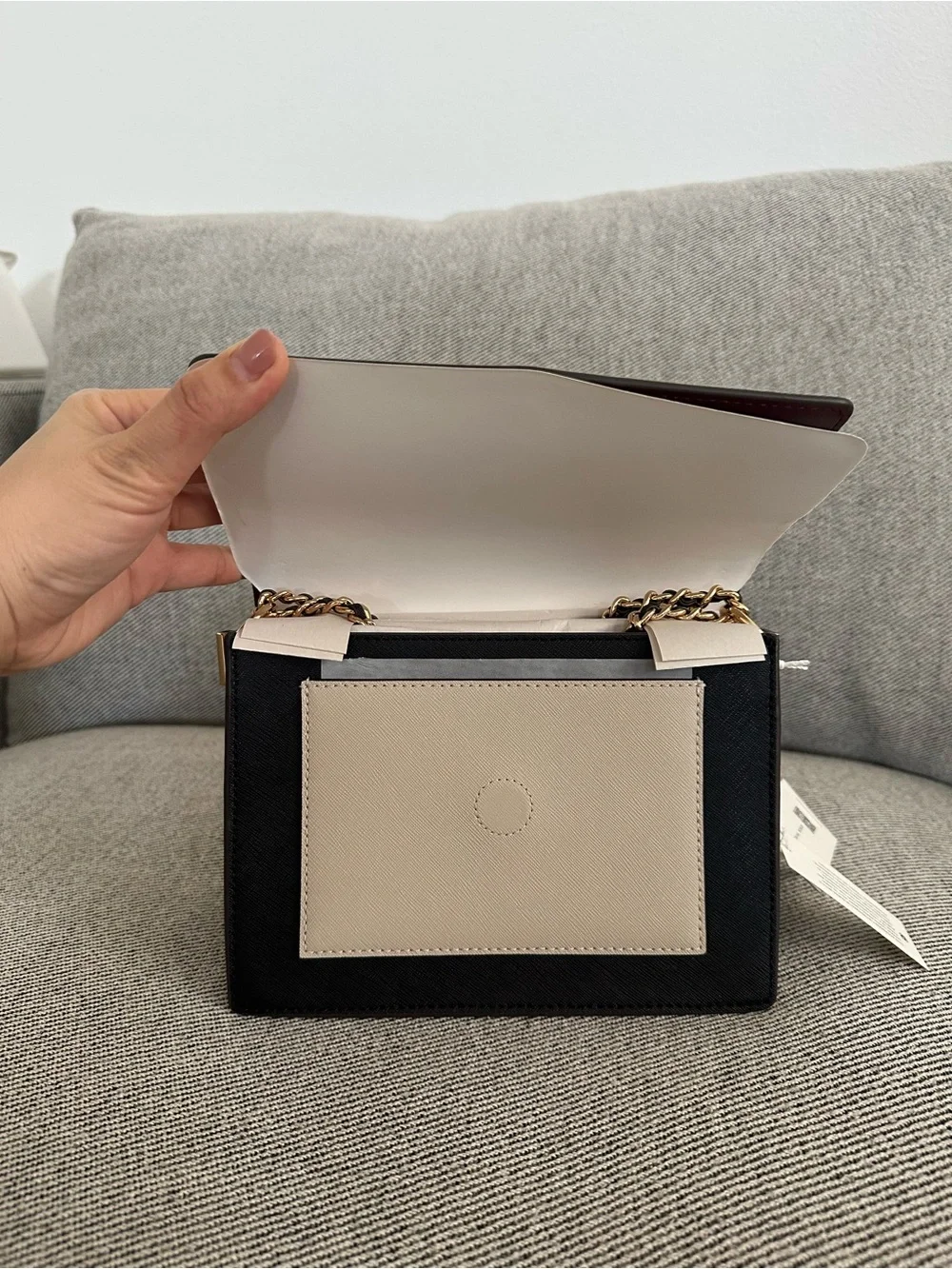 NWT Tory Burch Robinson Color-Block Convertible Shoulder Bag 154318